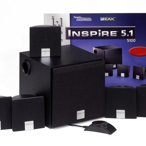Creative Inspire 5.1 5100 speakers used surround sound system