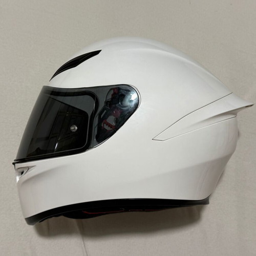 AGV K1 S Solid White Full Face Helmet like new, ML size, ECE 22.06