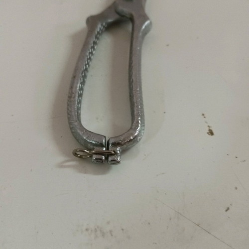 Metal kitchen scissors used, height 26 cm