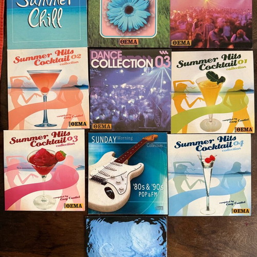 Collectible 10 CD music collection like new - Summer & Dance Collections