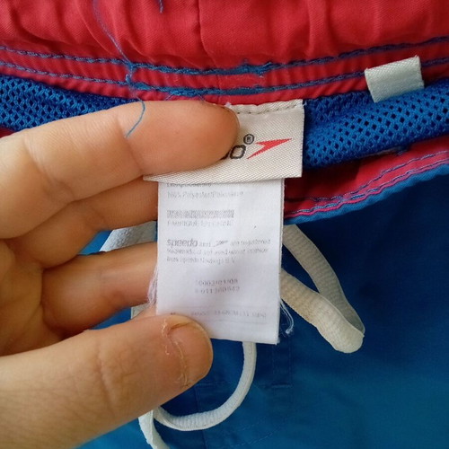 Speedo men's swimwear used blue Large