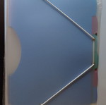 P.P. folder with 6 colored A4 dividers new