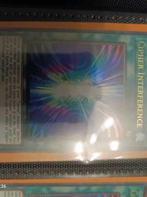 Yu-Gi-Oh Cipher Interference like new