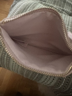 Chloe makeup bag cosmetic case, beige