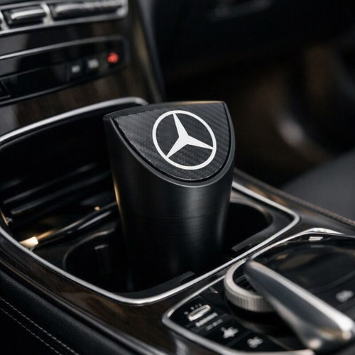 Mercedes 3D Printed Car Cup Holder Trash Bin