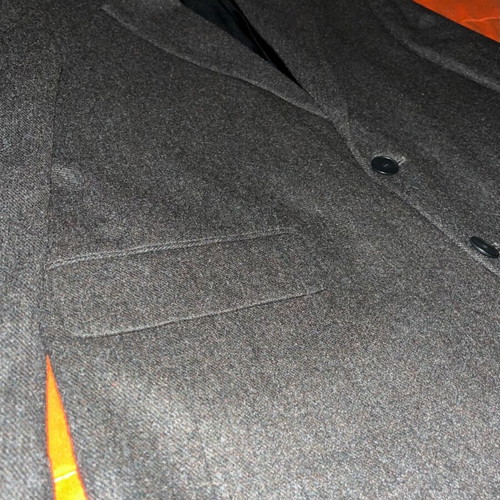 Zara Special Edition wool blazer, brown and grey, size 48