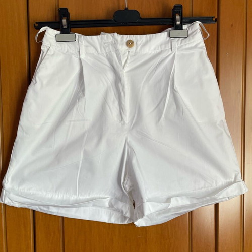 White high-waisted shorts Toi&Moi like new, size S