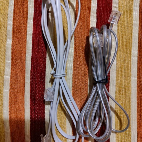 Phone cables like new, pack of 2