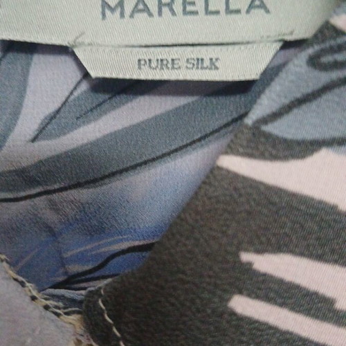 Marella silk shirt women's used, multicolor, size S