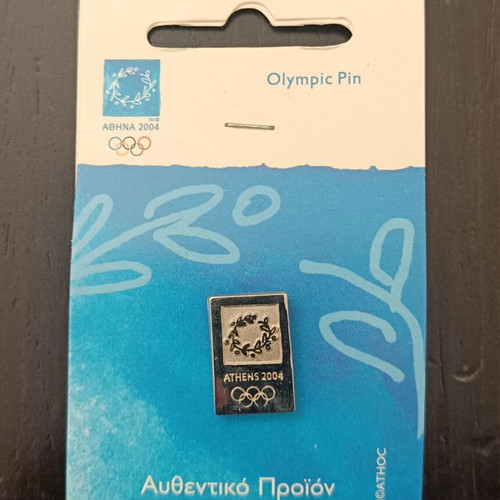 Pins Athens 2004 official licensed, new, set of two