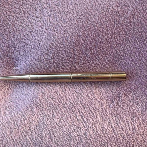 Gold pencil 375 9K 1930 England, used, 22.3 g