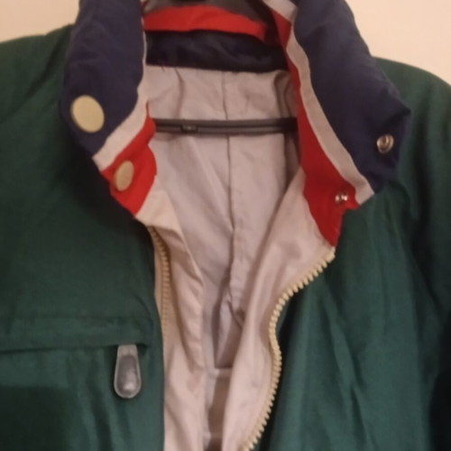 Nautica reversible jacket like new, beige and green, size XL