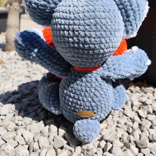 Crocheted Koala with Red Heart new