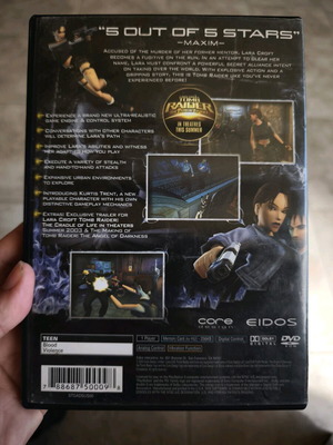 PlayStation 2 game Lara Croft Tomb Raider The Angel of Darkness used