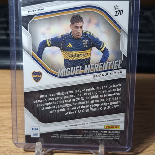 Fifa Prizm 2025-26 Silver Miguel Merentiel RC Boca Juniors new