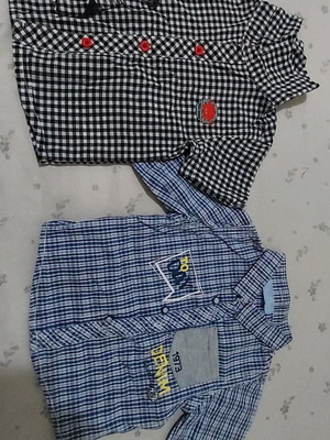 Shirts new, pack of 2 for 9-12 months