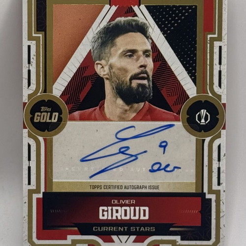 Olivier Giroud Topps Gold UCC 25-26 Lille card like new