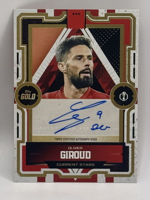 Olivier Giroud Topps Gold UCC 25-26 Lille card like new