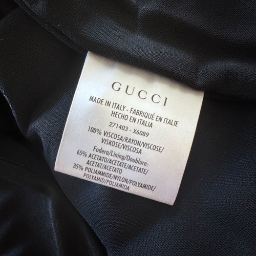 Gucci black dress wrap design medium like new