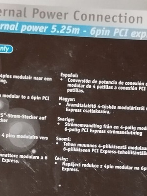 Internal computer power cable new