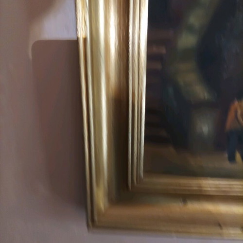 Painting like new with frame