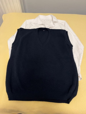 Zara shirt and vest like new, suitable for parade