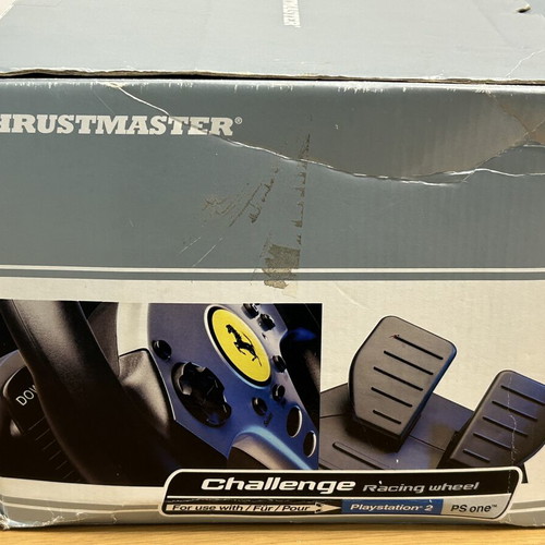 Thrustmaster Ferrari Racing Wheel with Pedals for PlayStation 2 like new
