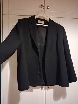 Renaldi Fashion black jacket like new with subtle black rhinestones