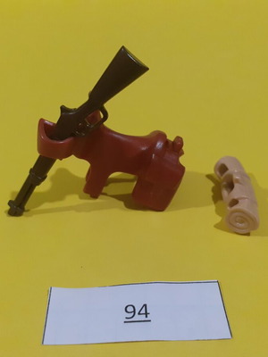 Playmobil saddle, blanket and rifle set #94 new