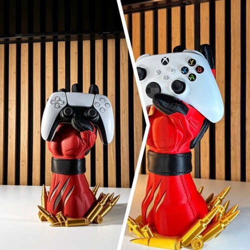 Universal Controller Stand inspired by Deadpool, made to order