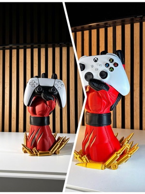 Universal Controller Stand inspired by Deadpool, made to order