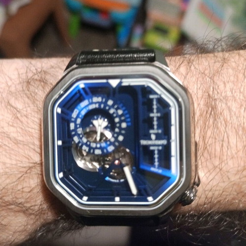Technotempo Dinamic Shuttle Automatic Engine Tt.SH.BL watch new men's