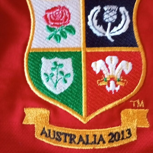 Adidas British & Irish Lions Rugby Jersey Australia 2013 Tour, size L