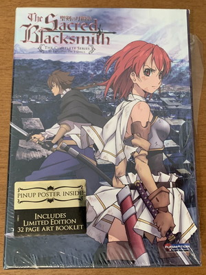 The Sacred Blacksmith DVD collector's box set with artbook and poster like new