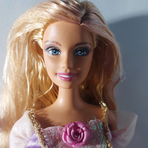 Barbie Rapunzel Cut and Style doll used