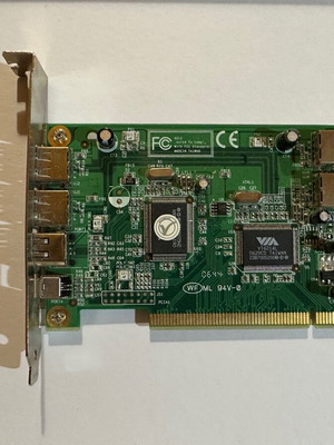 Κάρτα επέκτασης PCI USB 2.0 με 4 θύρες, σαν καινούργια