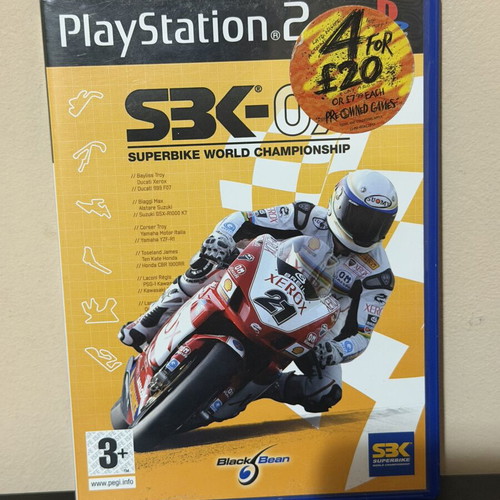 SBK-07 Superbike World Championship PS2 game, used
