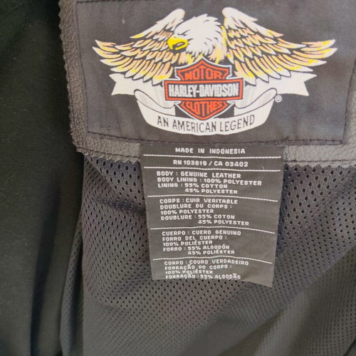 Harley-Davidson Genuine Leather Biker Jacket used