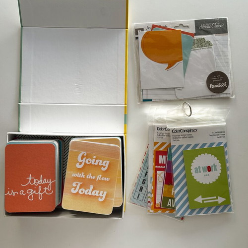 Project Life Scrapbooking Card Set, large