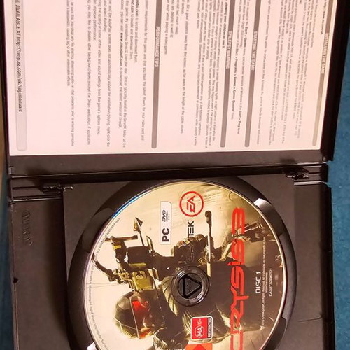 Crysis 3 PC used, hard copy