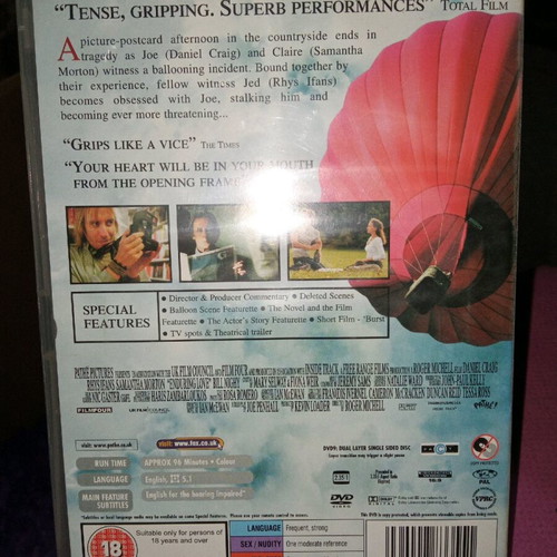 Enduring Love DVD like new, adventure, subbed