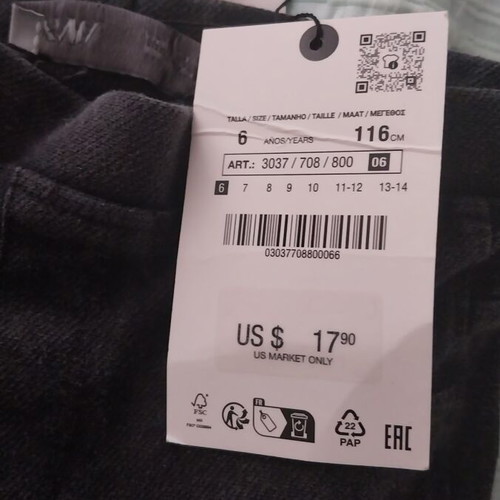Mayoral leggings and Zara denim leggings new for girls 5-6 years