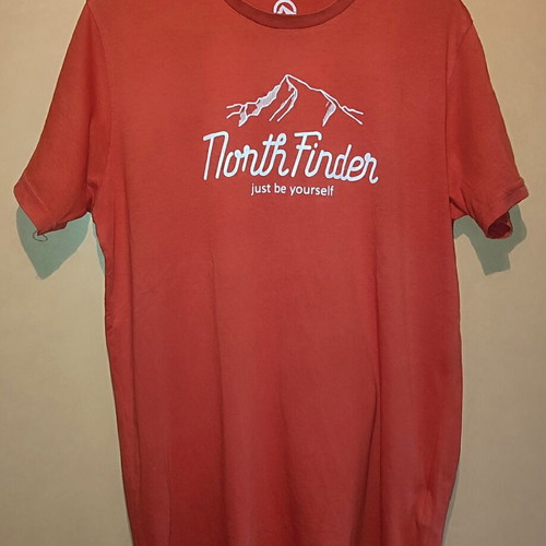 North Finder men's red t-shirt size M used