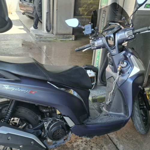 Sym 200 scooter used, 2024 model with alarm and new tires