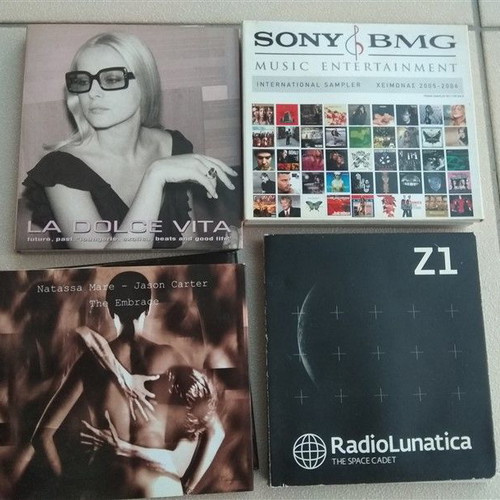 CDs used, pack of 4 cases