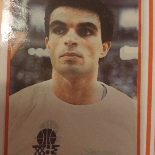 Romanidis Eurobasket 87 collectible sticker used