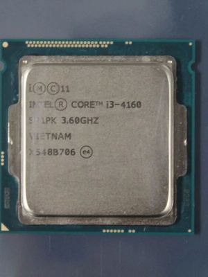 Процесор Intel Core i3-4160 Socket 1150 употребяван без охладител