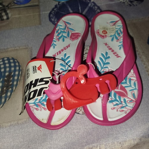 Jomix Shoes women's summer flip-flops size 38 new, fuchsia