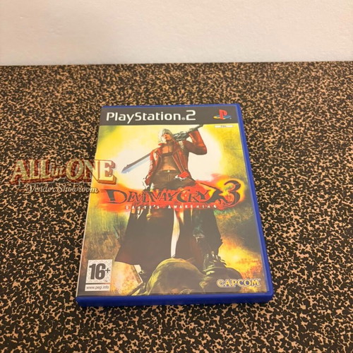 Devil May Cry 3 Dante's Awakening PS2 game with rare Monster Hunter demo