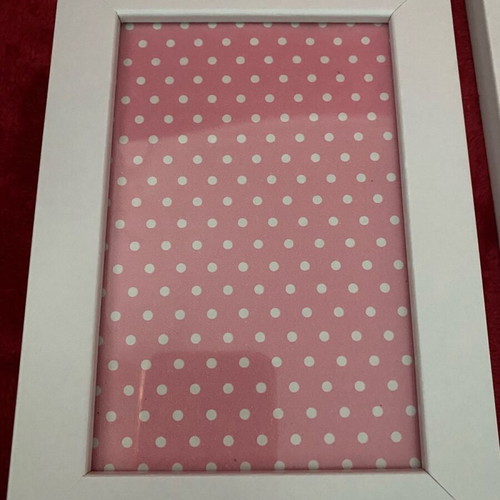 Wooden frames like new, set of 2, white